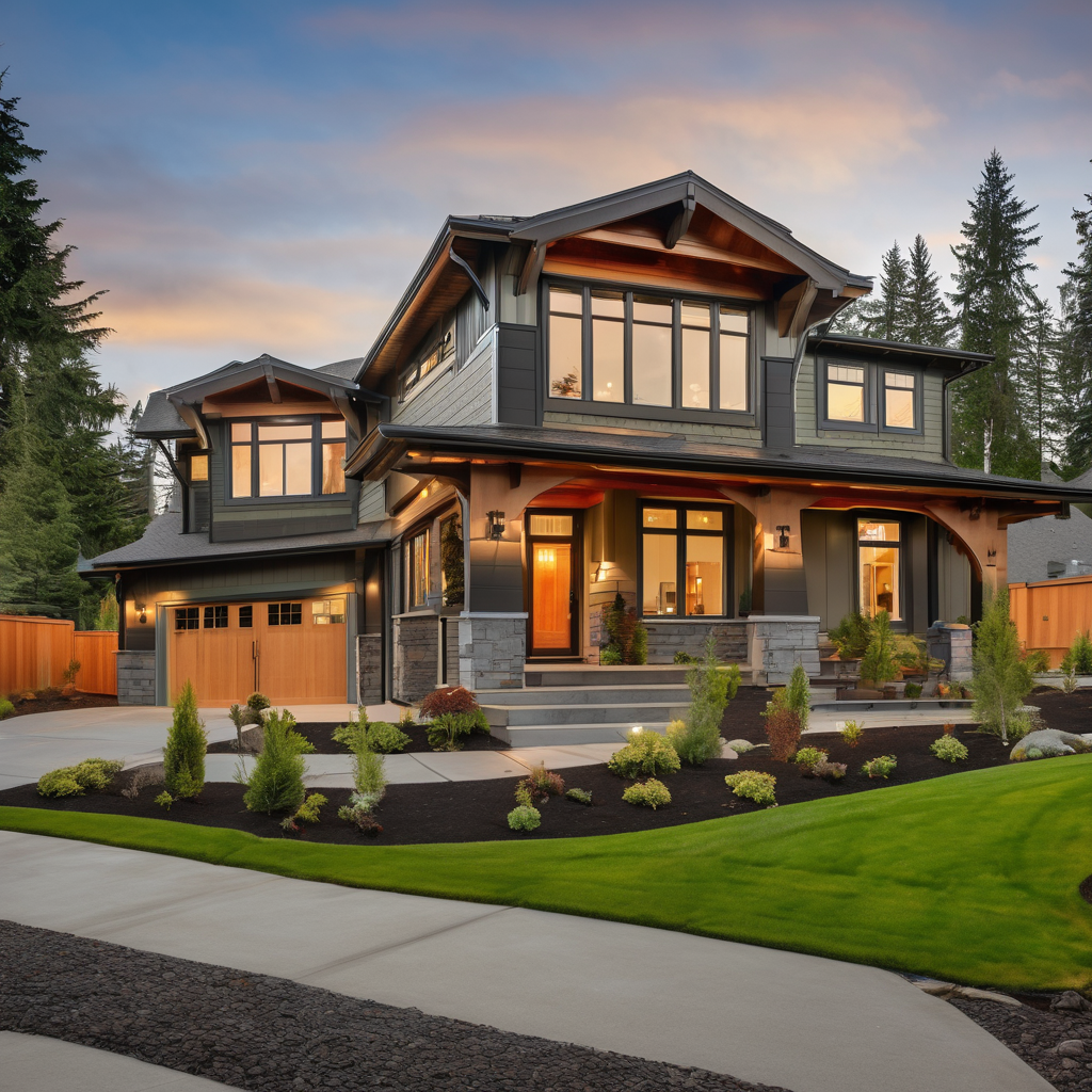 Portfolio showcase of professional siding installation